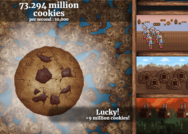 gameplay de cookie clicker pc 2021