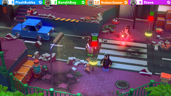 Gameplay de Rubber Bandits pc 2021 online